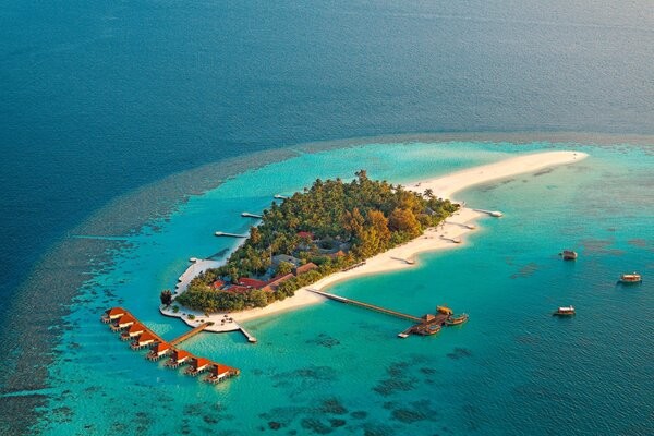 Vue panoramique - Club Bravo Club Maayafushi 4* Male Maldives