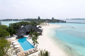 Maldives-Male, Hôtel Dhonveli Island 4* sup