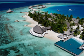 Maldives-Male, Hôtel Huvafen Fushi
