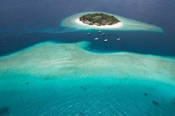 Vue aérienne - Malahini Kuda Bandos Resort