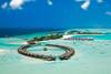 Vue panoramique - Hôtel Olhuveli Beach Resort & Spa 4* Male Maldives