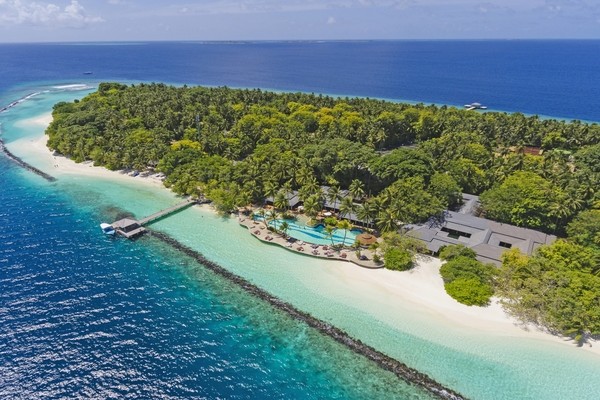 Vue panoramique - Hôtel Royal Island Resort & Spa 5* Male Maldives