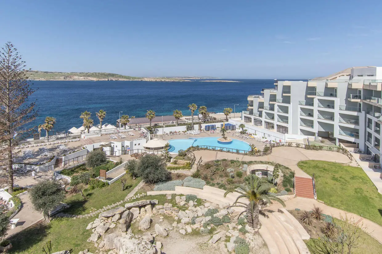 Vue panoramique - Hôtel Dolmen Hotel 4* La Valette Malte