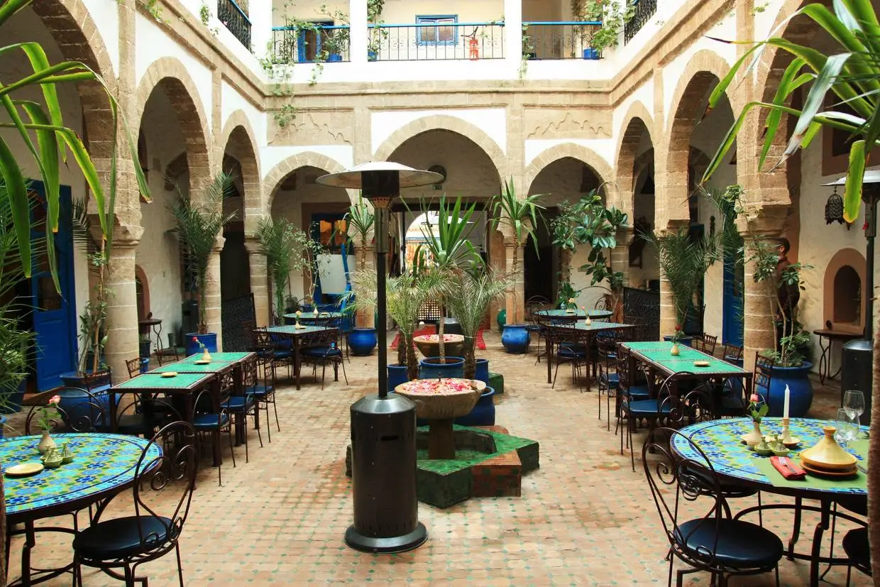 Patio - Hôtel Riad Al Madina 4* Essaouira Maroc