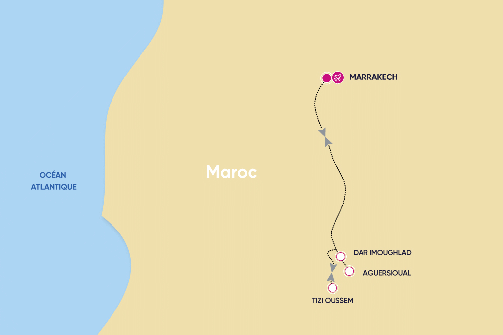 Circuit Trek & Immersion dans les Montagnes de l'Atlas marrakech Maroc