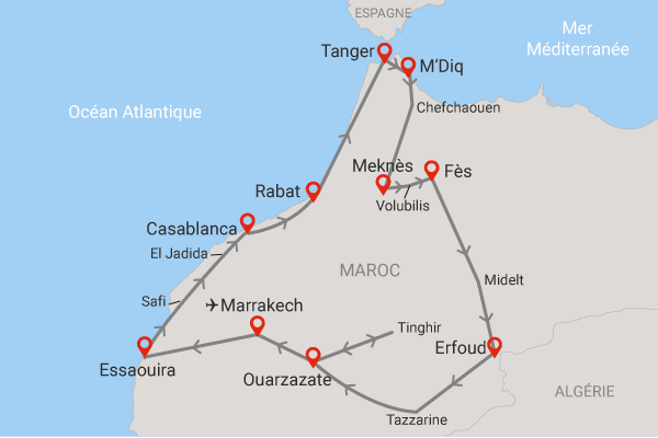 Circuit Grand Tour du Maroc marrakech Maroc