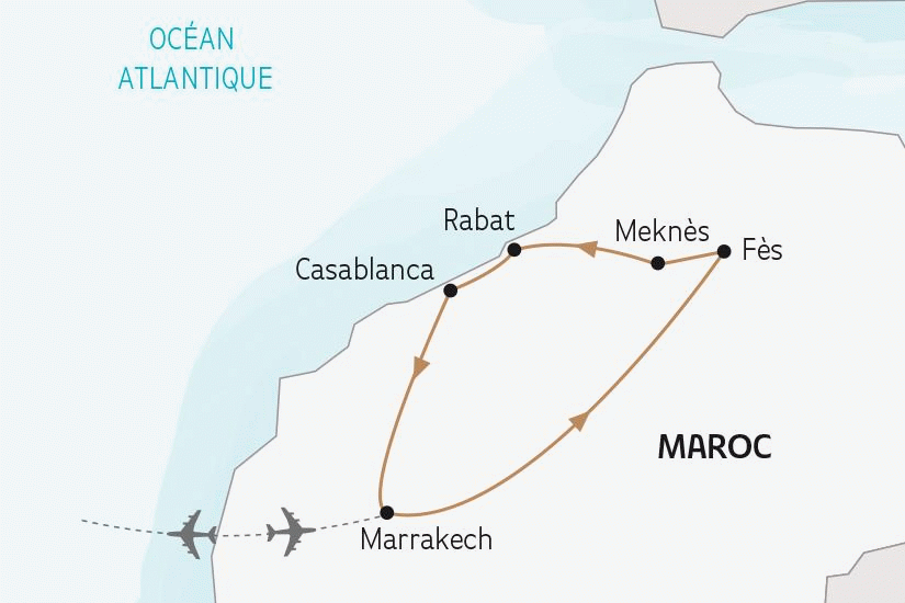 Circuit Privé - Splendeurs des Villes Impériales marrakech Maroc