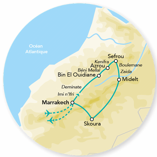 Circuit Immersion Terre d'Atlas & Oasis secrètes - Festival des Cerises - Limité à 12 pers. marrakech Maroc