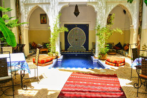 Maroc-Marrakech, Riad Riad le Dromadaire Bleu