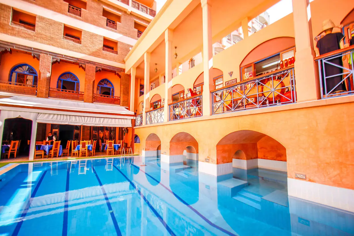 Piscine - Hôtel Oudaya & Spa 3* Marrakech Maroc