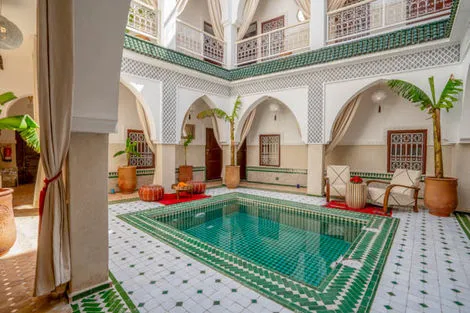 vol+hotel Sejour Riad Cornes de Gazelle (ex : Parfum d'epices & spa) Maroc Marrakech