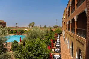 Maroc-Marrakech, Hôtel Riad Ennakhil & Spa 5*