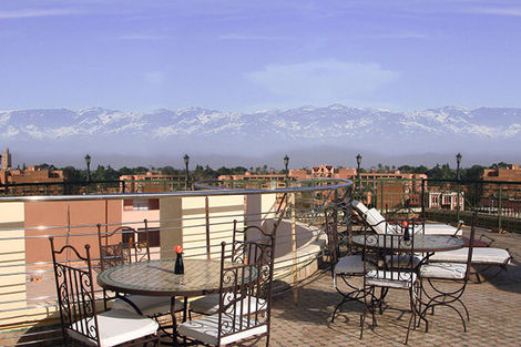 Terrasse - Dellarosa Boutique Hotel 4* Marrakech Maroc