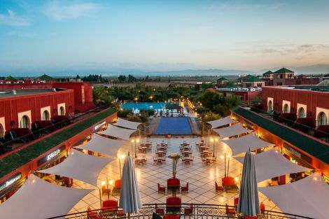 Terrasse - Hôtel Eden Andalou Aquapark & Spa 5* Marrakech Maroc