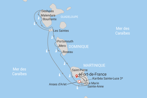 Combiné croisière et hôtel Cocktail Créole et extension à l'hôtel Karibea Sainte-Luce fort_de_france Martinique
