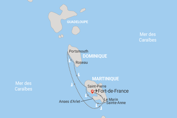 Croisière Cocktail Nature aux Antilles fort_de_france Martinique