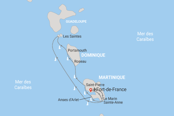 Croisière Cocktail Nature aux Antilles fort_de_france Martinique