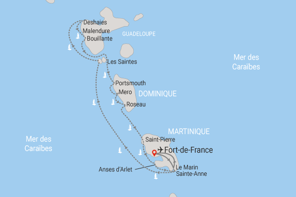 Croisière Cocktail Créole aux Antilles fort_de_france Martinique