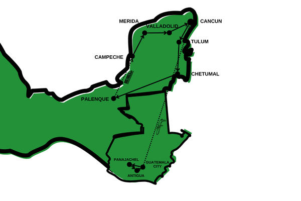 Circuit Les Mystères du Monde Maya et du Guatemala cancun Mexique