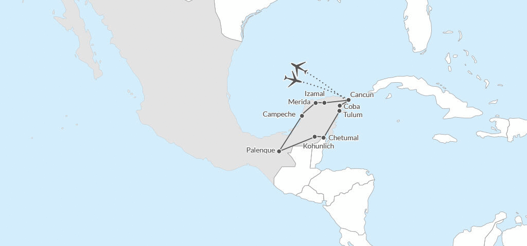 Circuit Découverte du monde Maya - Limité à 12 pers. - 2025 cancun Mexique