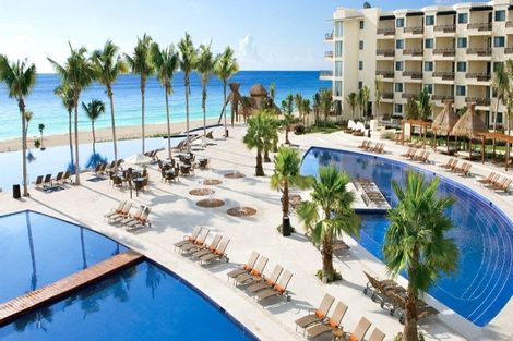 Piscine - Hôtel Dreams Riviera Cancun 5* Cancun Mexique