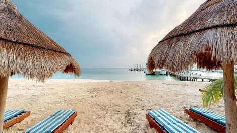 Plage - Hôtel Dos Playas Faranda 3* Cancun Mexique