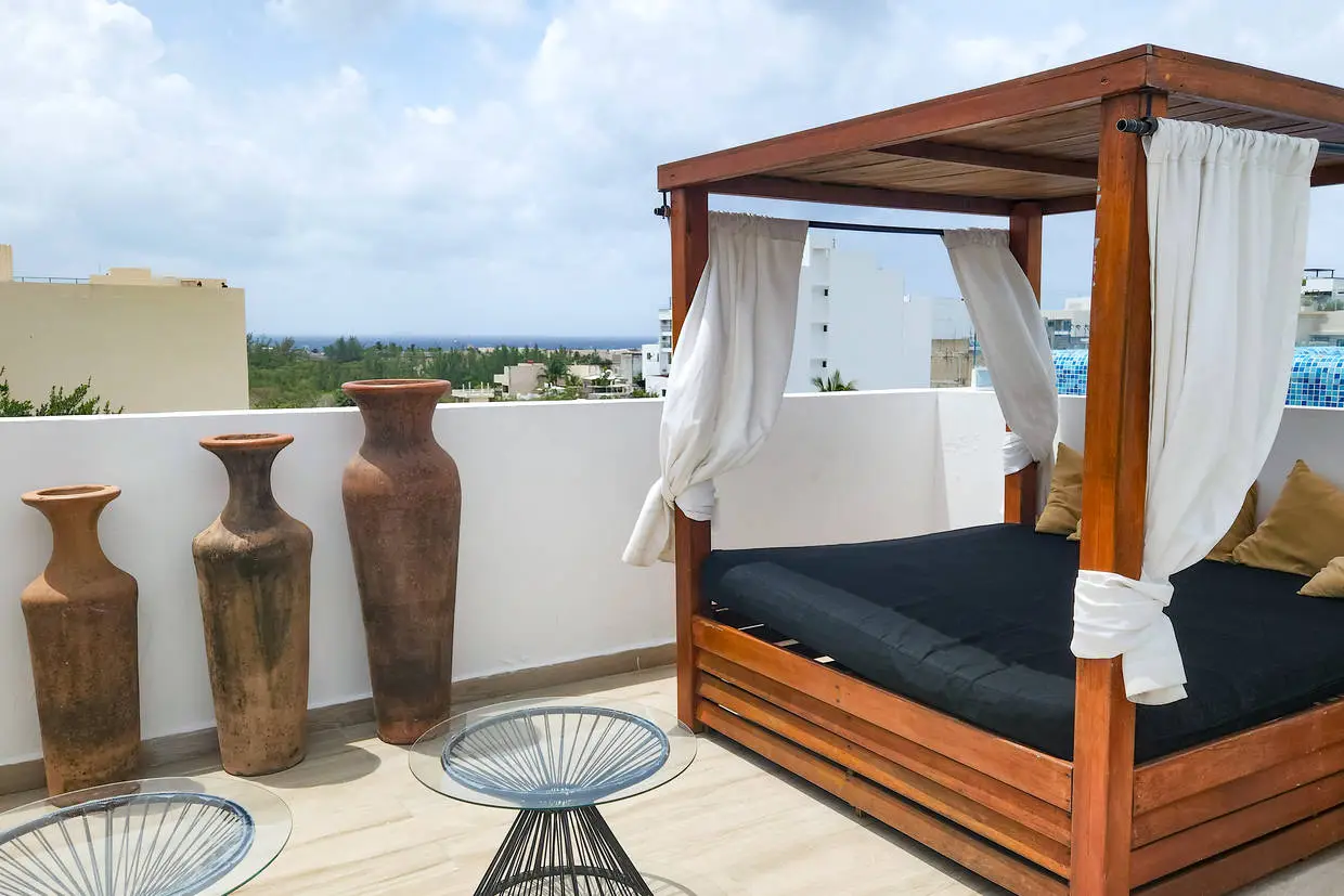 Mexique : Hôtel Terrasse Hotel Playa del Carmen