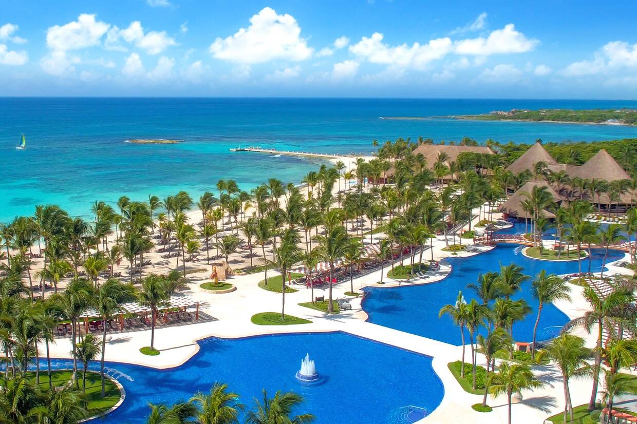 Vue panoramique - Hôtel Barcelo Maya Grand Resort 5* Cancun Mexique