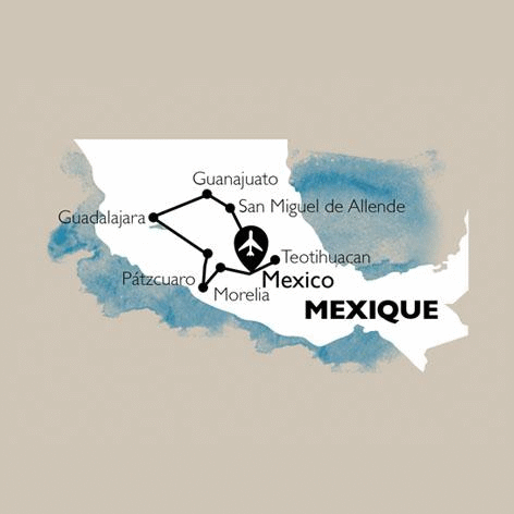 Circuit Richesses coloniales et fête des morts mexico Mexique