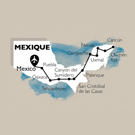 Circuit Saveurs et Civilisation Mexicaines + extension Riviera Maya 3 nuits mexico Mexique