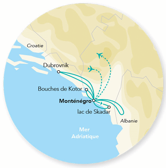 Circuit Splendeurs du Monténégro & des Balkans podgorica Montenegro
