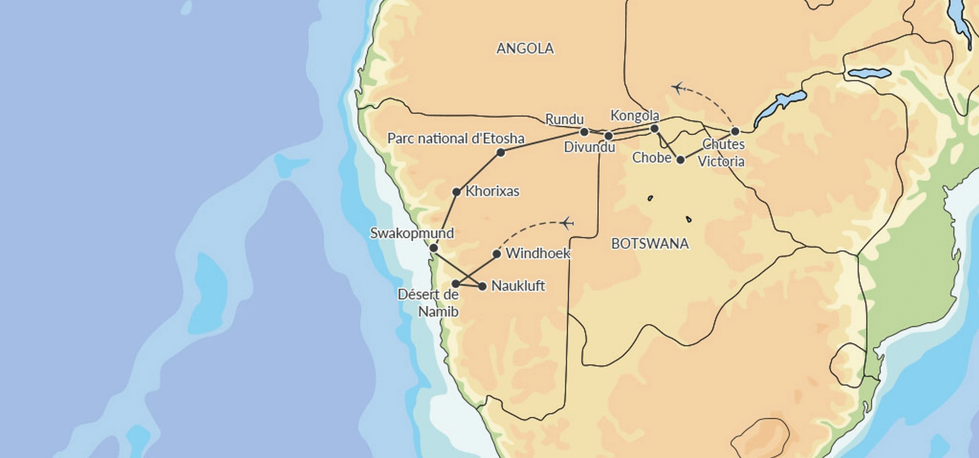 Autotour Routes Australes windhoek Namibie