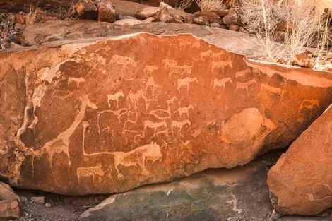 Twyfelfontein - site archéologique