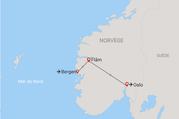 Circuit Réveillon dans les fjords bergen Norvege