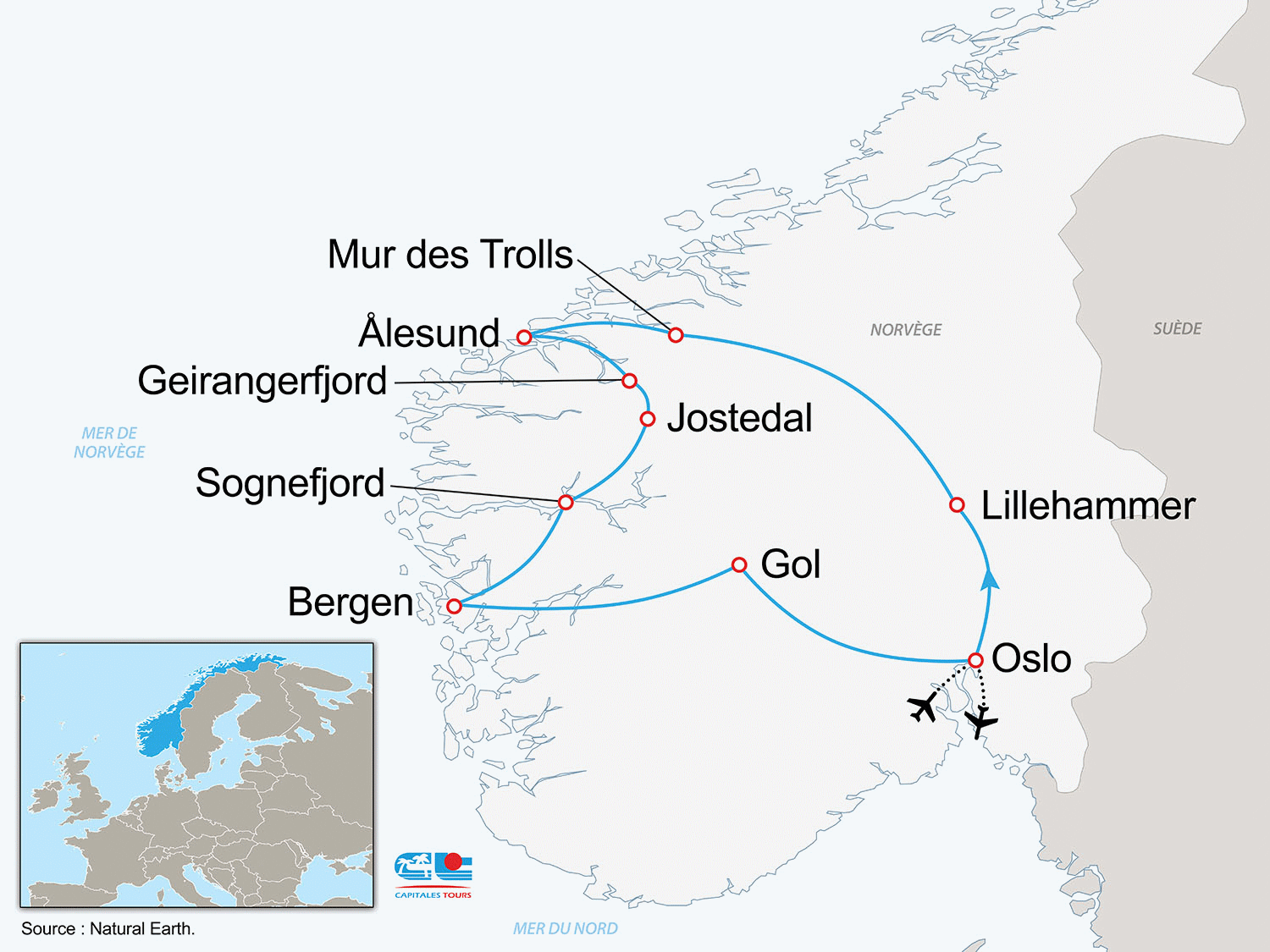 Circuit L'Essentiel de la Norvège oslo Norvege