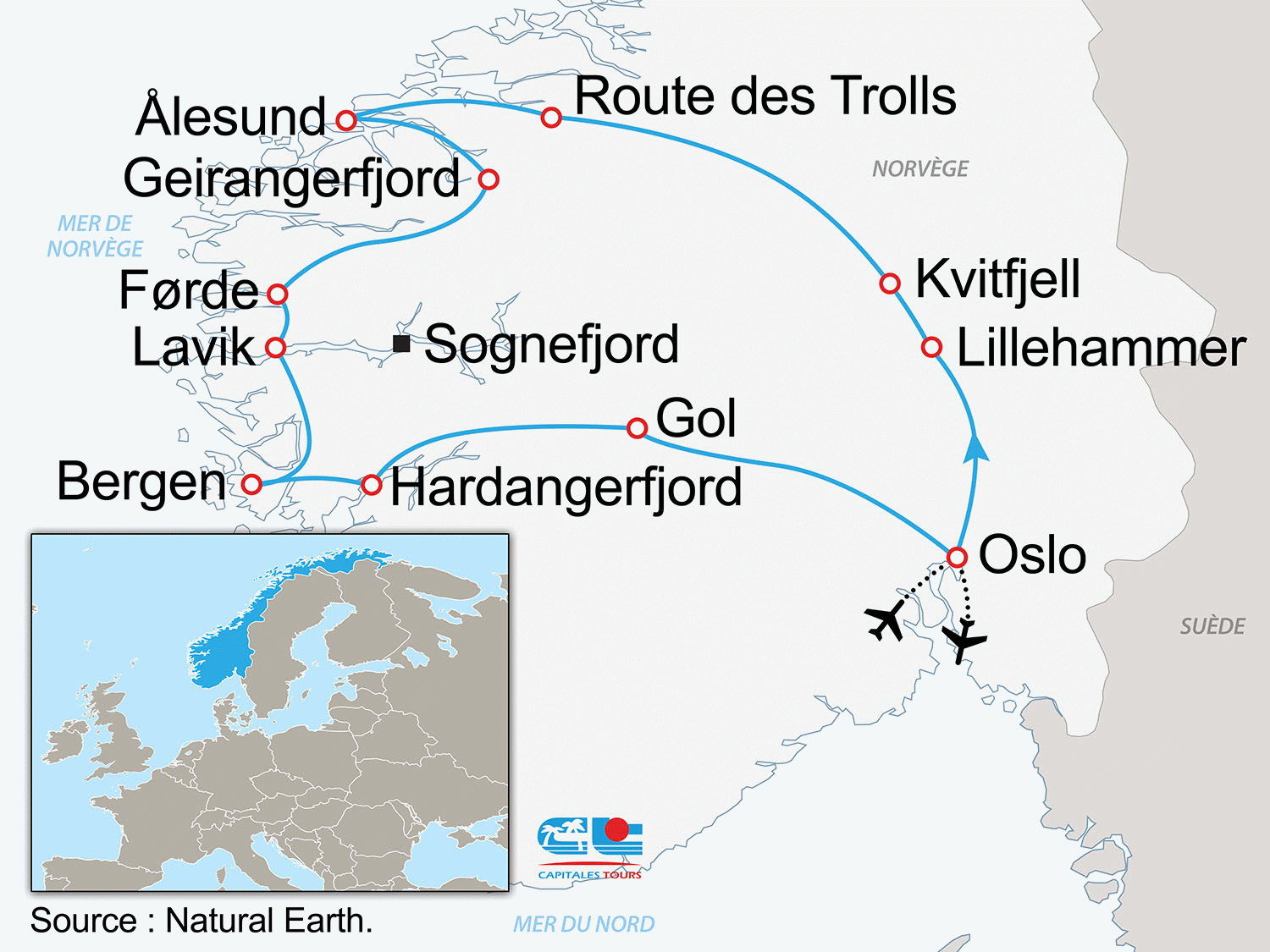 Circuit L'Essentiel de la Norvège oslo Norvege