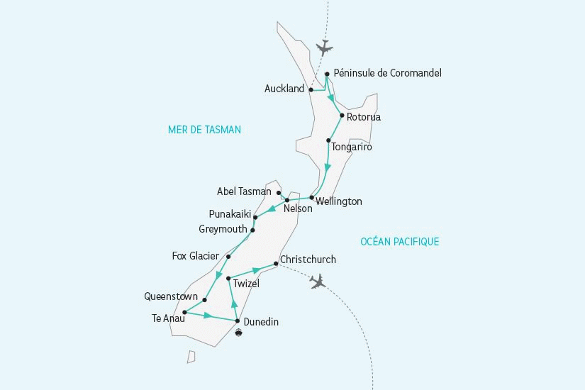 Circuit petit groupe - La Nouvelle-Zélande, entre Ile Fumante et Ile de Jade auckland Nouvelle Zelande