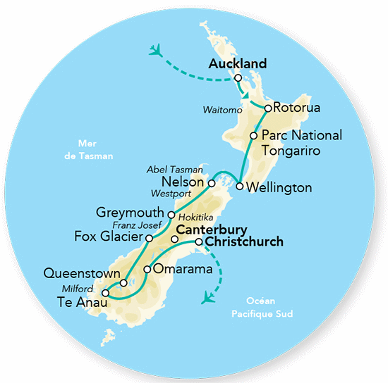 Circuit Splendeurs de Nouvelle Zélande - Limité à 24 pers. auckland Nouvelle Zelande