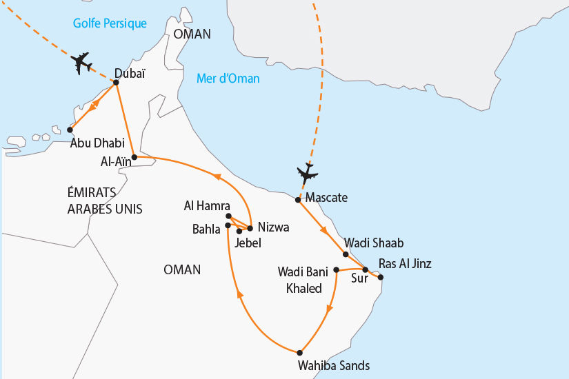Circuit Oman et Emirats, charmes de l'Orient Oman Promovacances