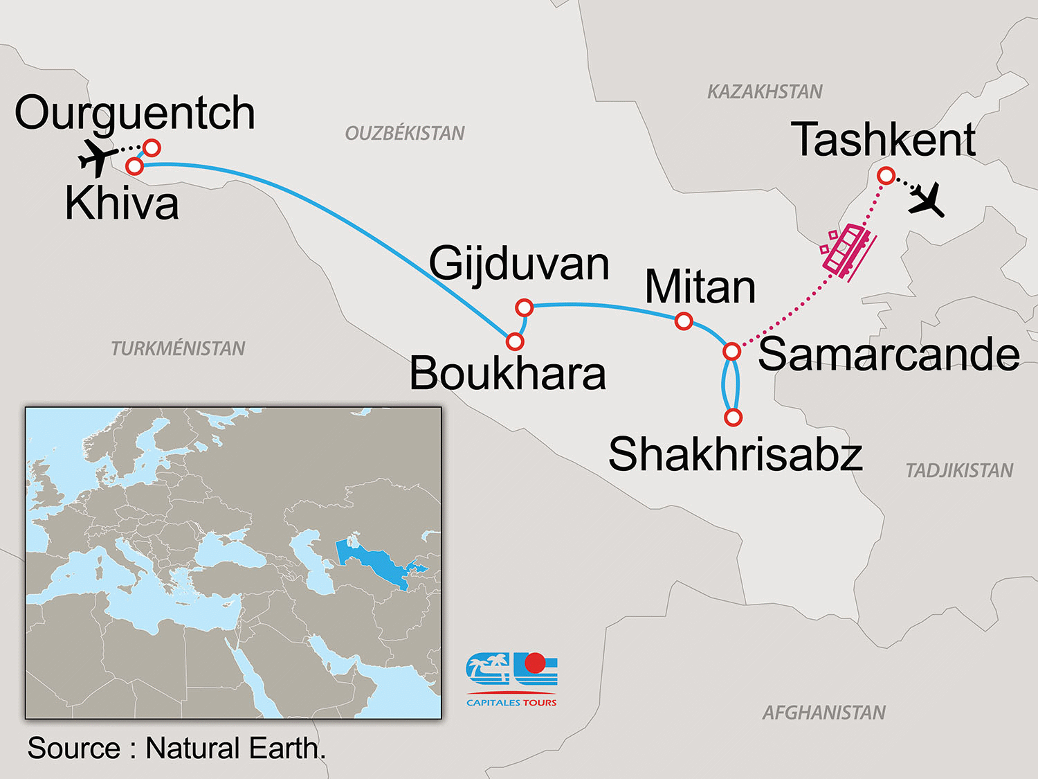 Circuit Au coeur de la route de la soie ourguentch Ouzbekistan