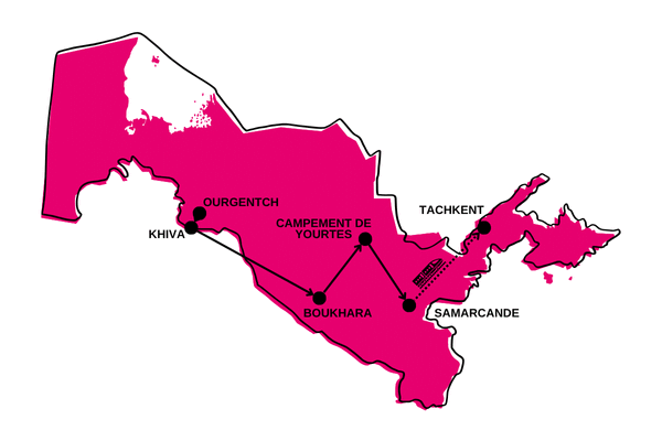 Circuit Authentique Ouzbekistan en Privatif ourguentch Ouzbekistan