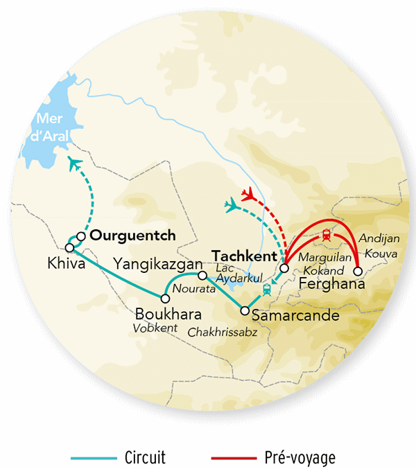 Circuit Splendeurs d'Ouzbékistan - Limité à 26 pers. 2027 ourguentch Ouzbekistan