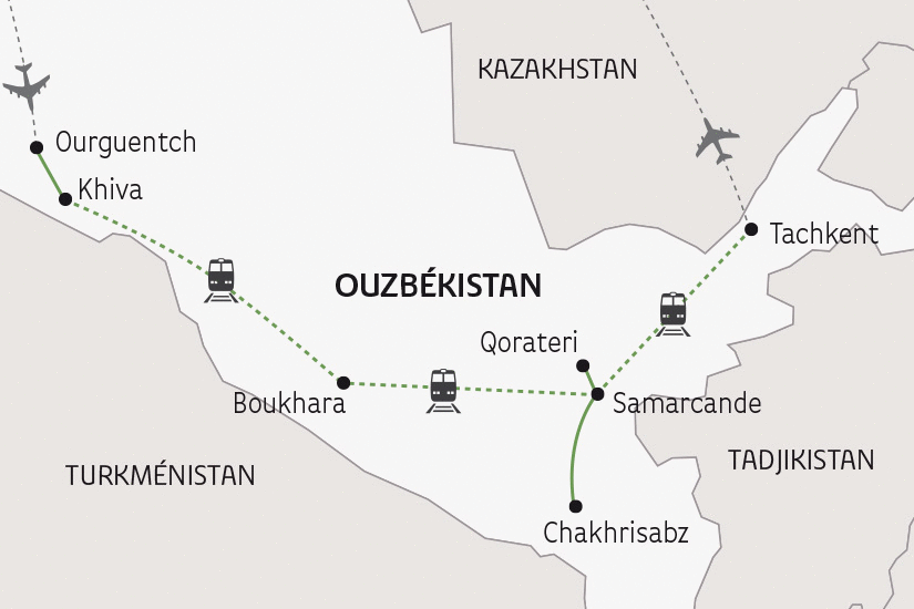 Circuit Sur la Route de la Soie, d'Ourguentch à Tachkent Ourguentch Ouzbekistan