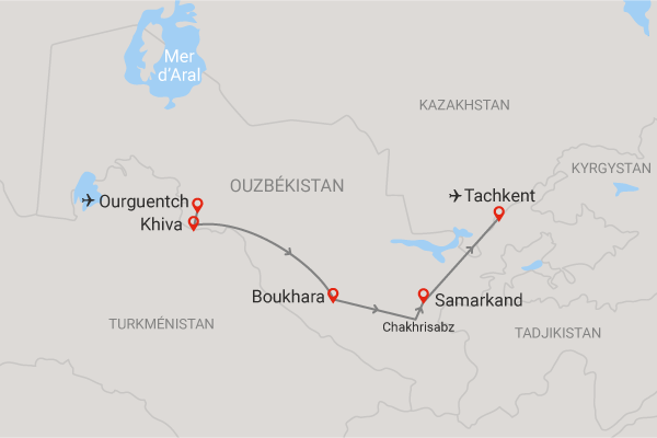 Circuit Trésors de l'Ouzbékistan ourguentch Ouzbekistan