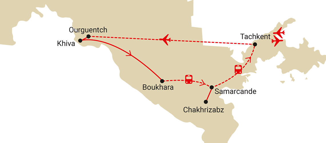 Circuit Sur la Route de la Soie, limité à 6 personnes Tashkent Ouzbekistan