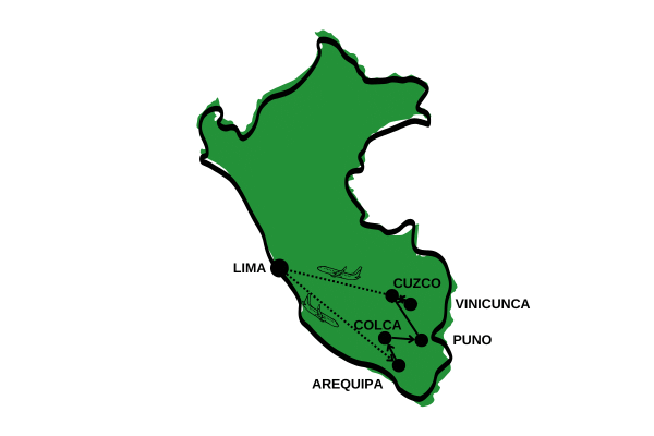 Circuit Exploration Péruvienne : de Lima à la Montagne Arc-en-Ciel lima Perou