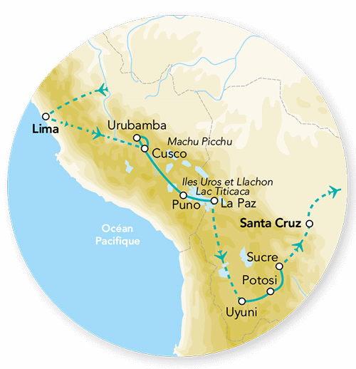 Circuit Merveilles Pérou et Bolivie - Limité à 16 pers. lima Perou