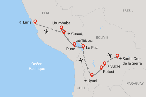 Circuit Merveilles Pérou et Bolivie lima Perou