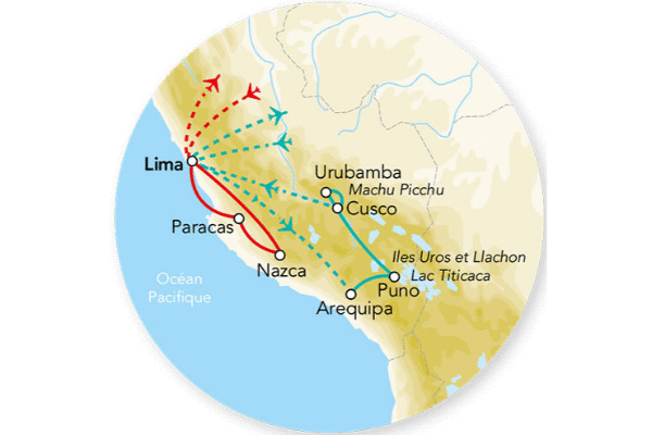 Circuit Splendeurs du Pérou & Extension Amazonie lima Perou