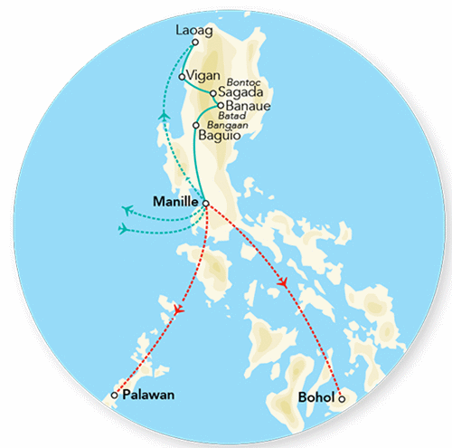 Circuit Immersion aux Philippines & Séjour Bohol - Limité à 12 pers. - en hôtel manille Philippines
